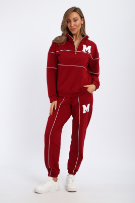 Костюм 74720 бордовый