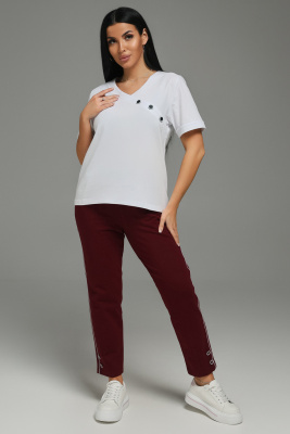 Костюм 74711 бордовый